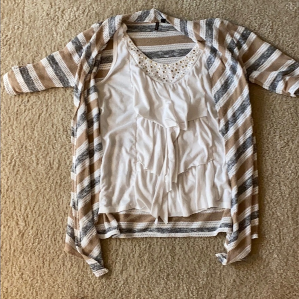 Tank sweater combo